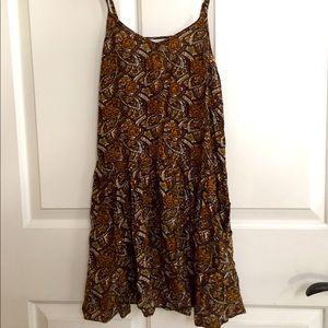 Brown Paisley Sundress